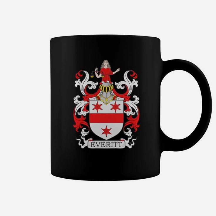 Everitt Coat Of Arms I British Family Crests Coffee Mug