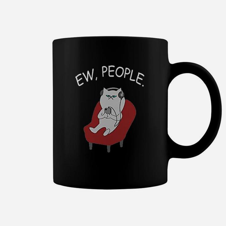 Ew People Cat Lover Funny Cat Lover Kitty Owner Coffee Mug