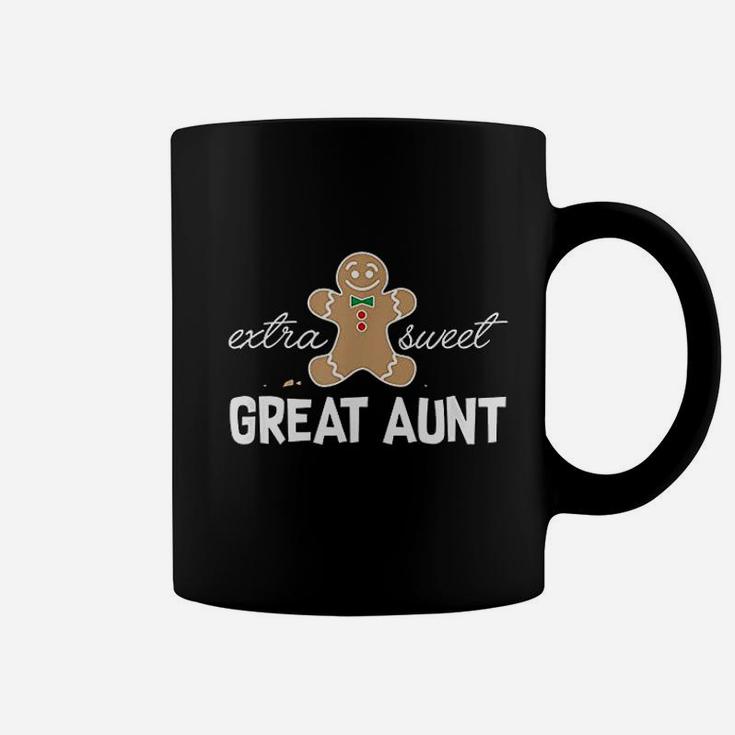 Extra Sweet Great Aunt Cute Christmas Gingerbread Coffee Mug