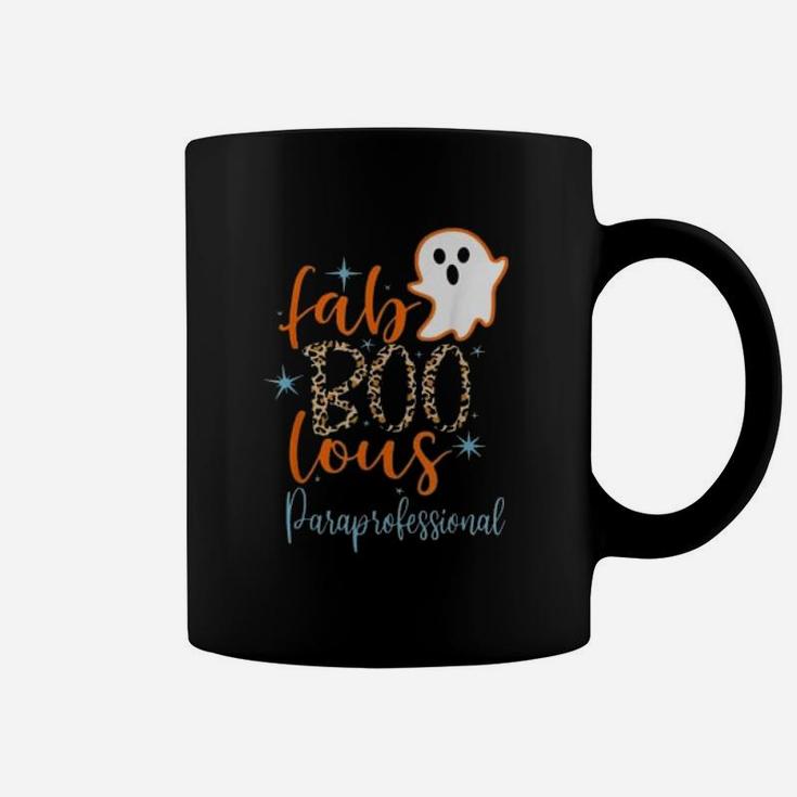 Faboolous Paraprofessional Boo Ghost Teaching Halloween Coffee Mug