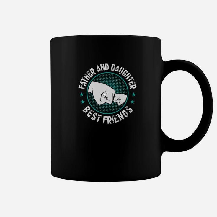 Father And Daughter Best Friends Cute Fathers Day Coffee Mug