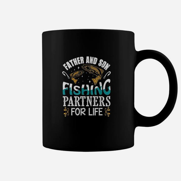 Father And Son Fishing Partners For Life Father Gift Coffee Mug
