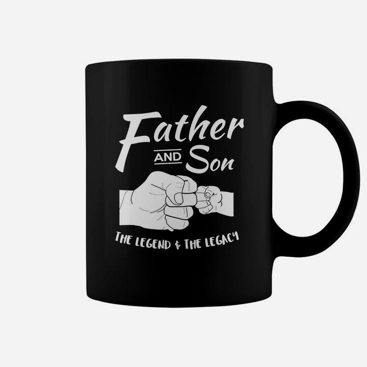 Father And Son Matching Outfits The Legend And The Legacy Coffee Mug
