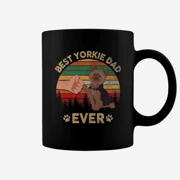 Father Day Best Yorkie Dad Ever Vintage Shirt Coffee Mug