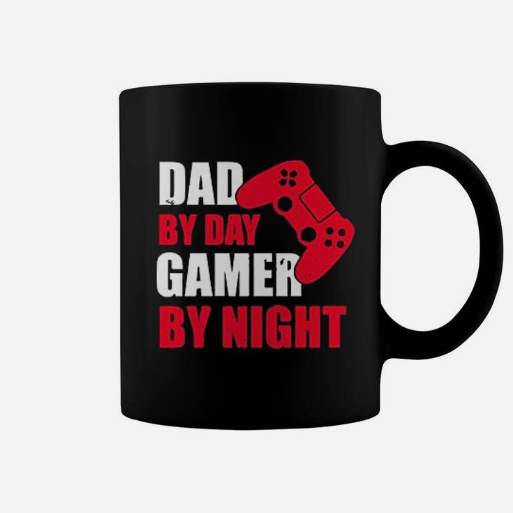 Fathers Day Dad By Day Gamer By Night Coffee Mug