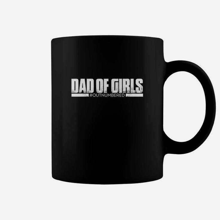Fathers Day Dad Of Girls Outnumbered Shirt Coffee Mug