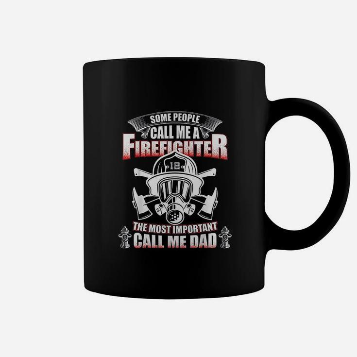 Fathers Day Gift For Firefighter Dad Coffee Mug