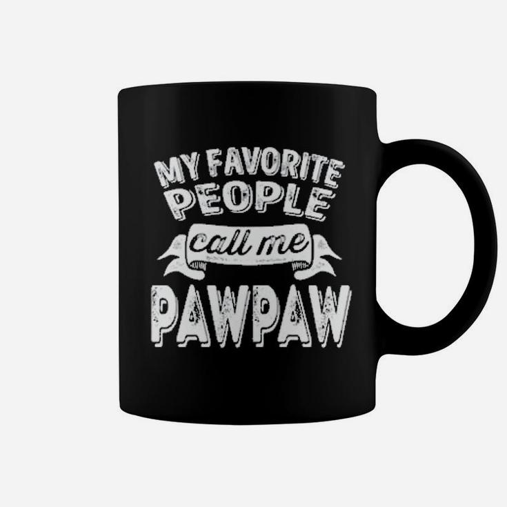 Feisty And Fabulous My Favorite People Call Me Paw Paws Coffee Mug
