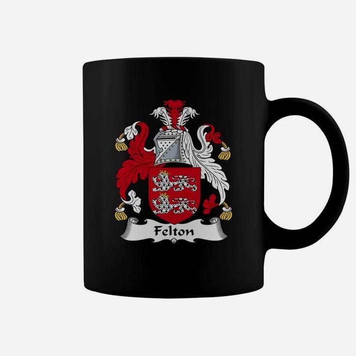 Felton Family Crest Coat Of Arms British Family Crests Coffee Mug ...