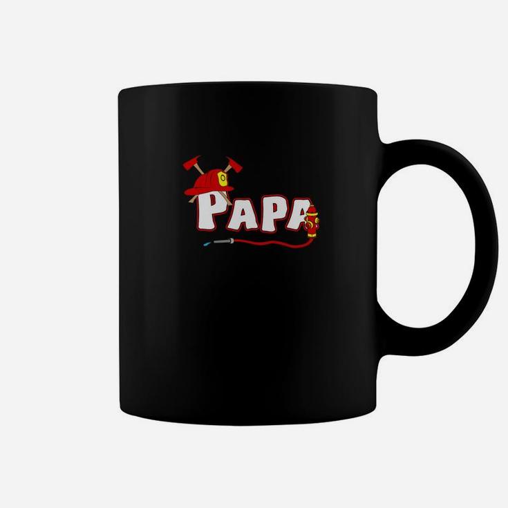 Firefighter Papa Grandpa Fire Department Hydrant Fathers Day Premium Coffee Mug