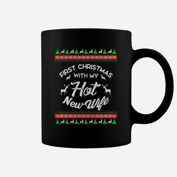 First Christmas With My Hot New Wife Husband Coffee Mug
