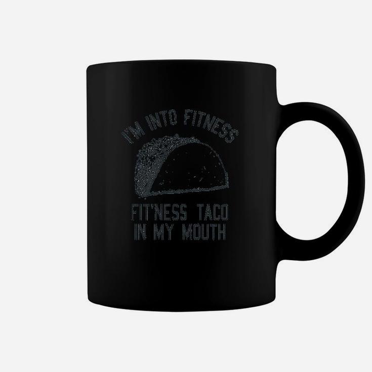 Fitness Taco Funny Gym Cool Humor Graphic Muscle Coffee Mug