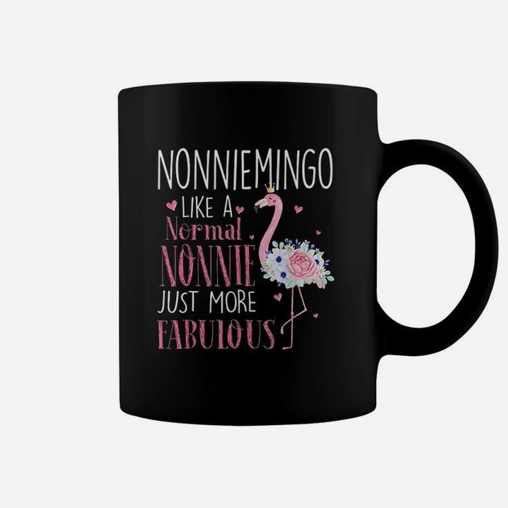 Flamingo Nonniemingo Like A Normal Nonnie Gift Funny Grandma Coffee Mug
