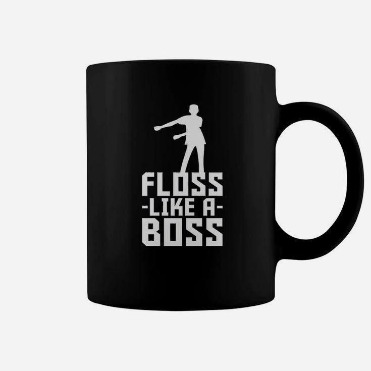 Floss Like A Boss Flossin Dance Funny Emote Coffee Mug