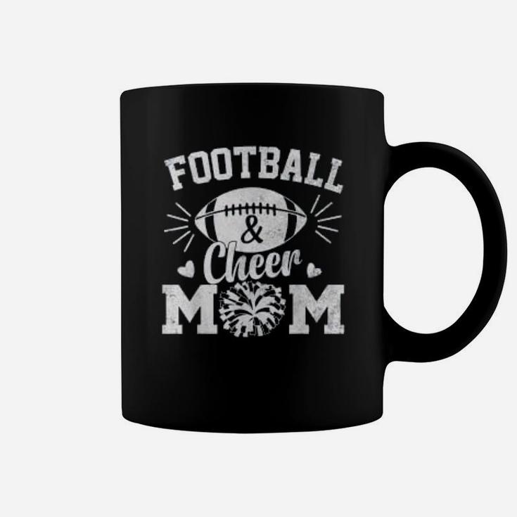 Football And Cheer Mom Coffee Mug