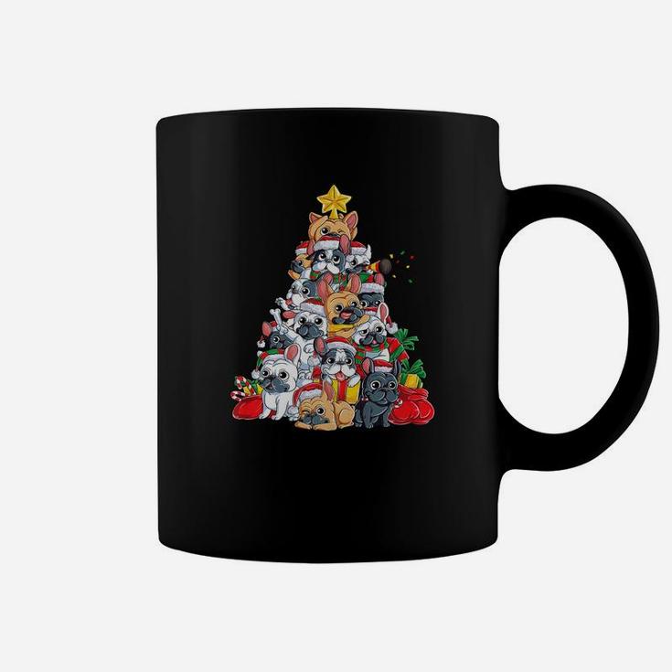 French Bulldog Christmas Shirt Xmas Tree Dog Boys Girls Gift Coffee Mug