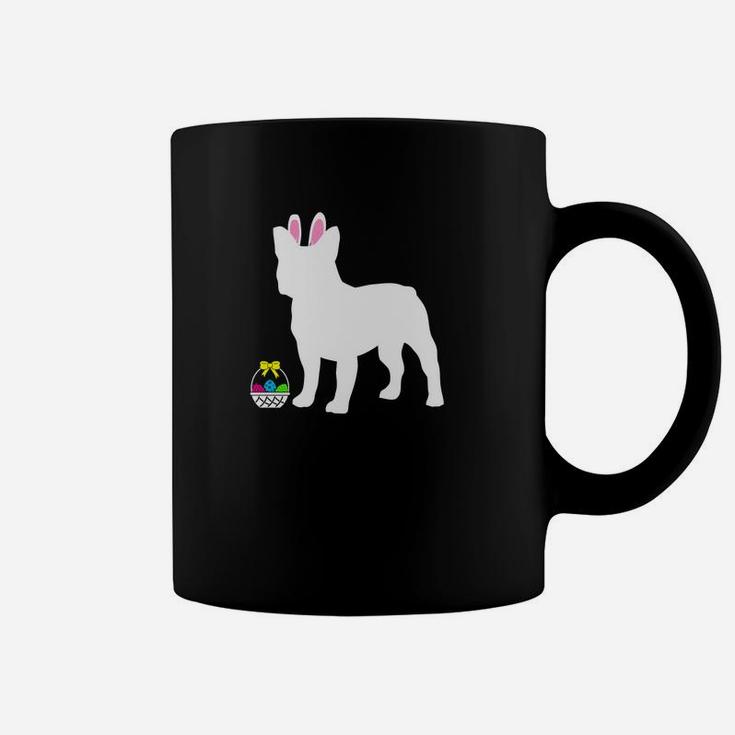 French Bulldog Easter Bunny Dog Silhouette Coffee Mug