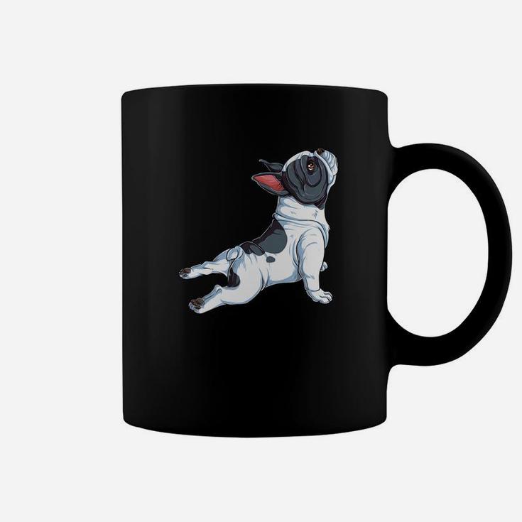 French Bulldog Yoga Frenchie Namaste Men Funny Gift Coffee Mug