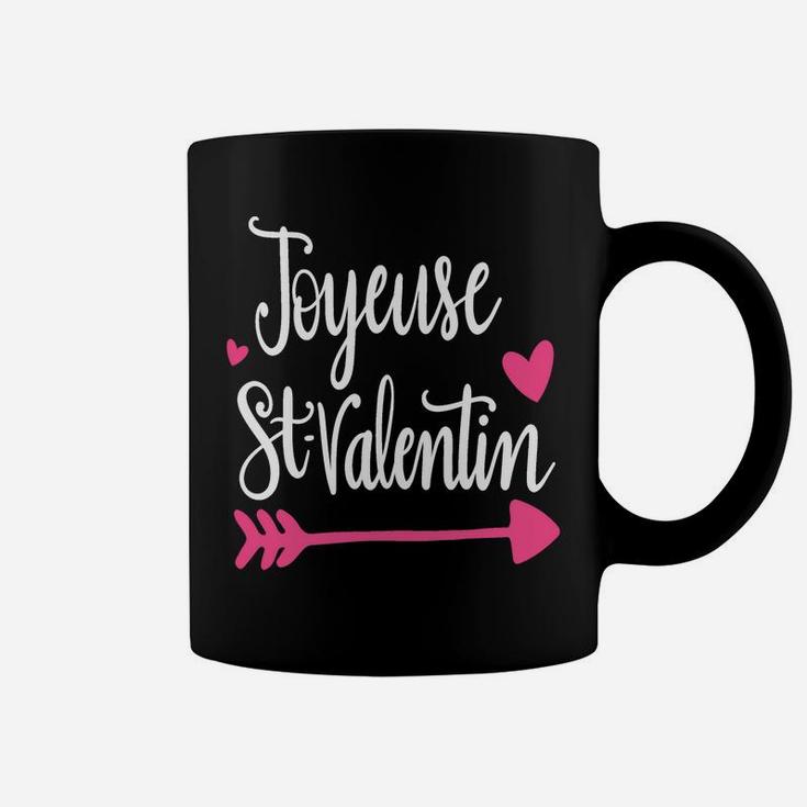 French Teacher Valentines Day Joyeuse Saint Valentin Coffee Mug