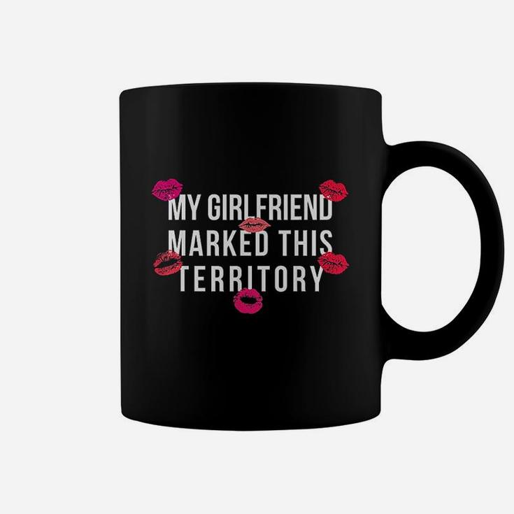 Funny Boyfriend Hes Taken Lipstick Marks Coffee Mug
