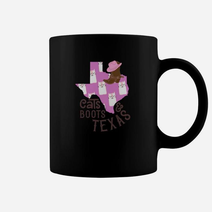 Funny Cats Boots Texas Country Girl Cowgirl Novelty Shirt Coffee Mug