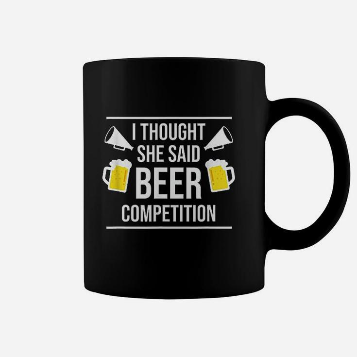 Funny Cheer Dad Beer Competition Cheerleading Coffee Mug