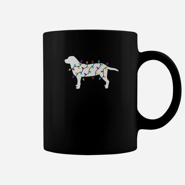 Funny Christmas Lights Labrador Retriever Dog Gift Coffee Mug