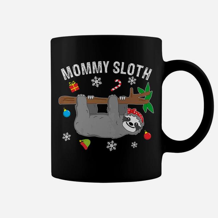 Funny Christmas Sloth Family Matching Mommy Gift Coffee Mug