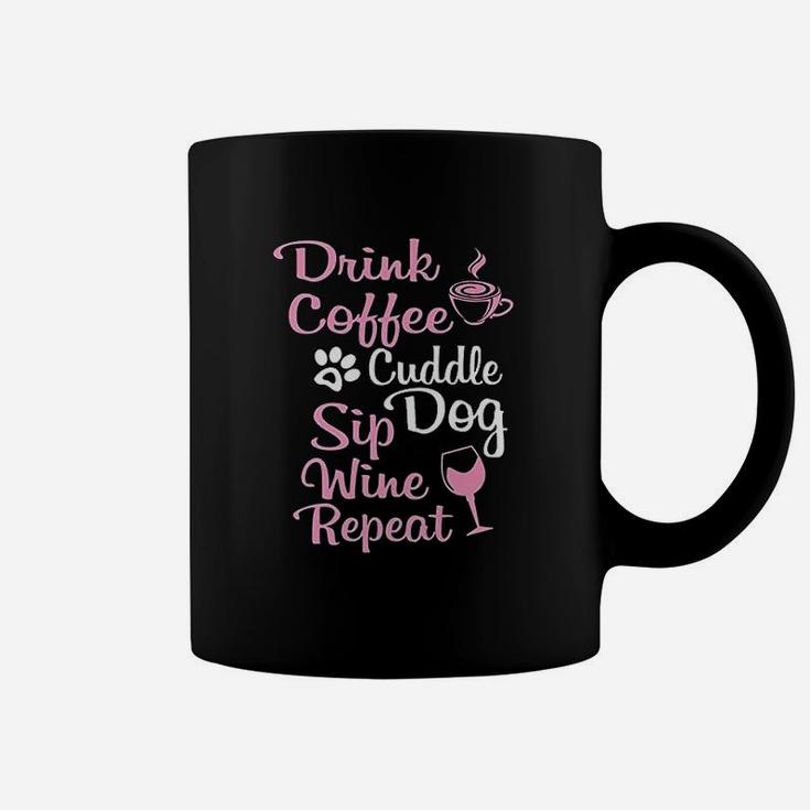 Funny Coffee Wine Lover For Dog Moms.fur Mama Gift Coffee Mug