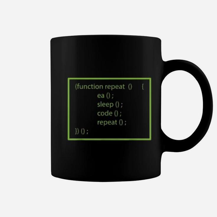 Funny Computer Science Programmer Eat Sleep Code Coffee Mug