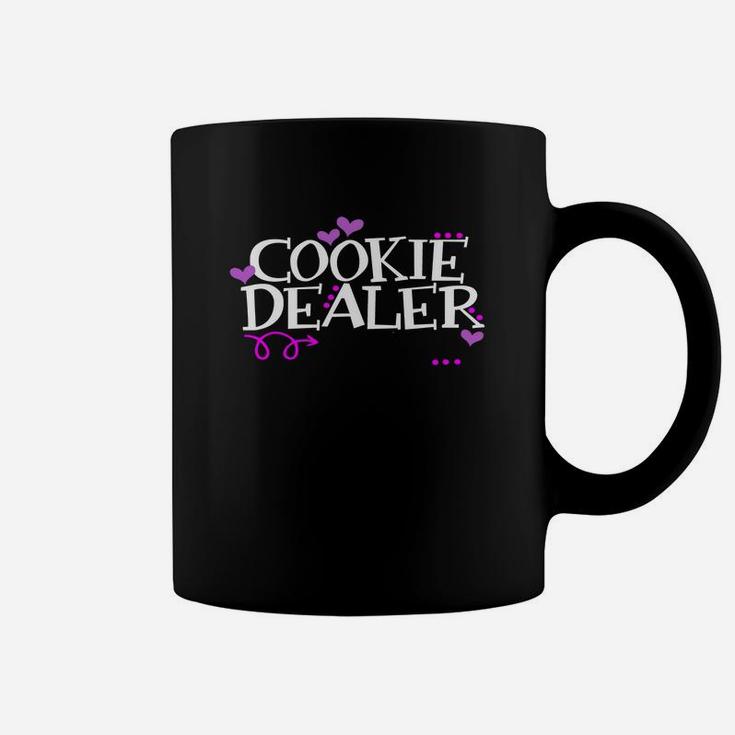 Funny Cookie Dealer Mom Dad Scouts Girls Kids Scouting Coffee Mug