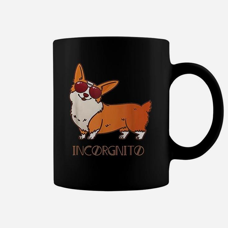 Funny Corgi Incorgnito Dog Puns Coffee Mug