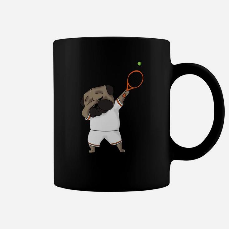 Funny Dabbing English Bulldog Tennis Cute Dab Coffee Mug