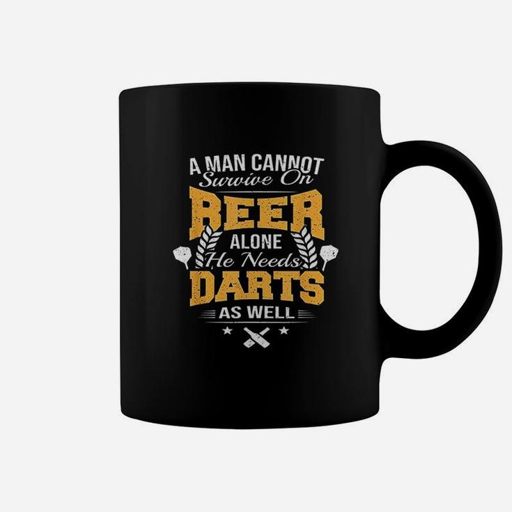 Funny Darts And Beer Board Darts Player Flight Gift Coffee Mug