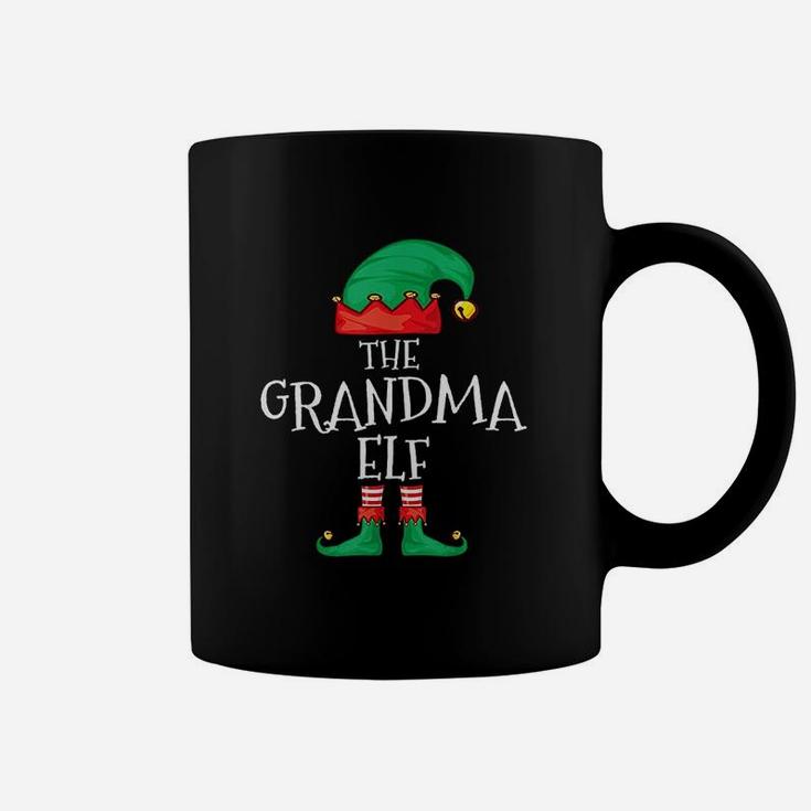 Funny Elf Family Christmas Grandma Elf Pajama Coffee Mug