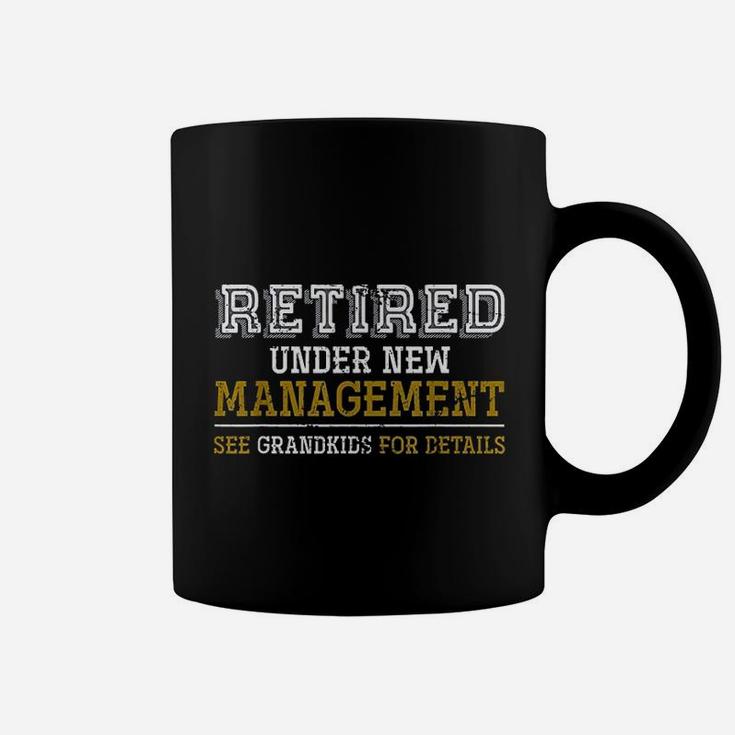 Funny Grandkids Grandpa Retirement Gift Retired Coffee Mug