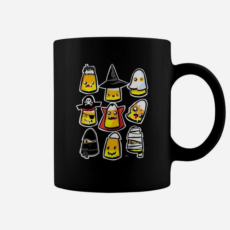 Funny Halloween Holiday Cute Candy Corn Kawaii Coffee Mug