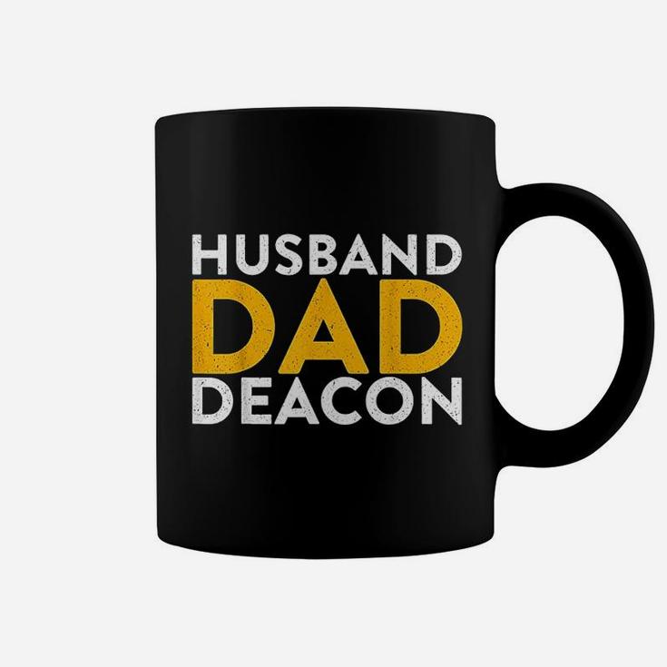 Funny Husband Dad Deacon Gifts | From Wife Coffee Mug