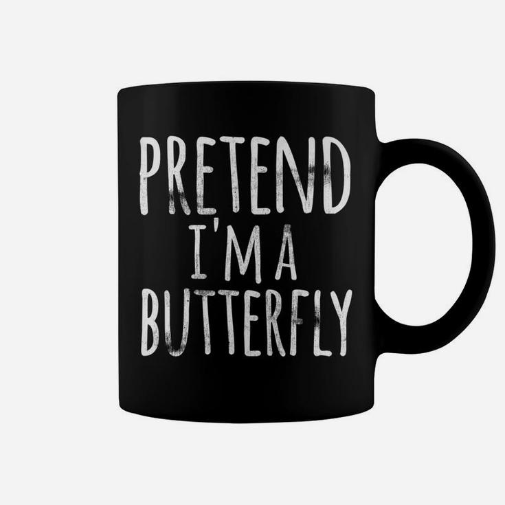Funny Lazy Halloween Pretend Im A Butterfly Costume Coffee Mug