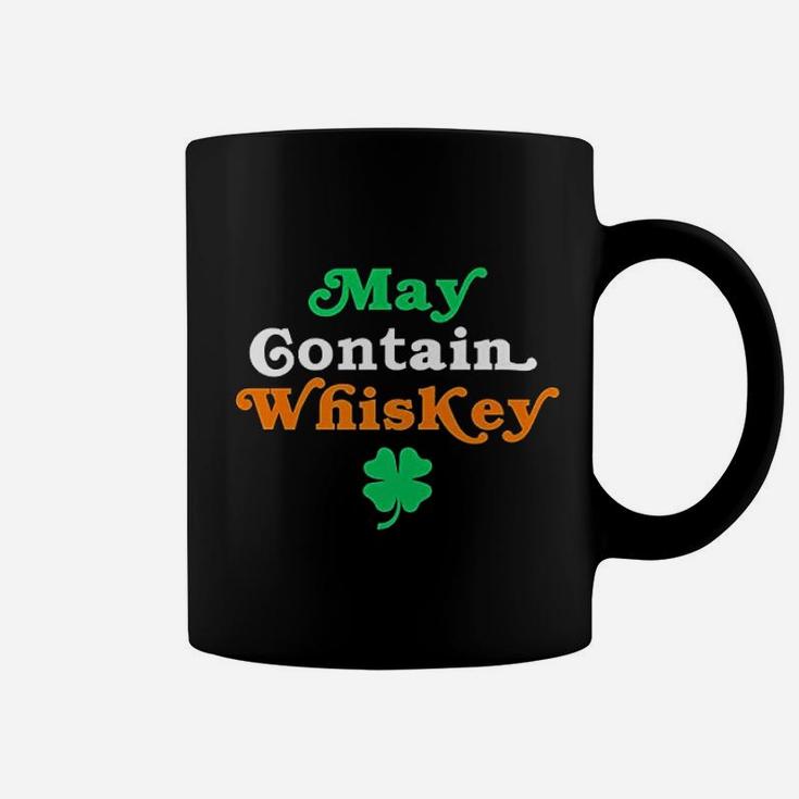 Funny May Contain Whiskey Gifts For Whiskey Lovers Coffee Mug