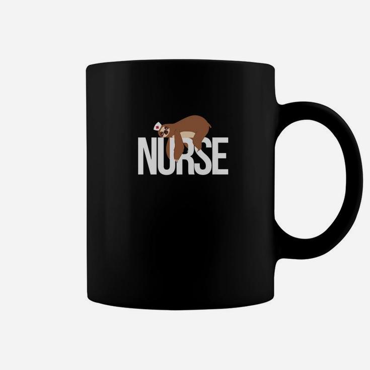 Funny Nurse Sloth Gift Er Nurse Gift Coffee Mug