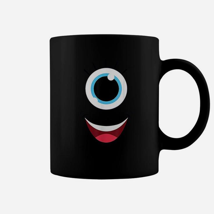 Funny Scary Monster Eyeball Face Halloween Costume Coffee Mug