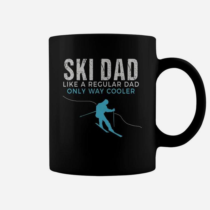 Funny Ski Dad Shirt - Skier Tshirt Gift For Men Coffee Mug
