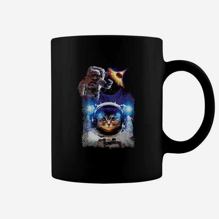 Funny Space Cat Astronaut Galaxy Coffee Mug