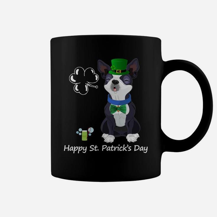 Funny St Patrick Boston Terrier For Dogs Lovers Owner Coffee Mug