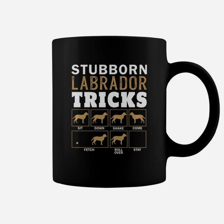Funny Stubborn Labrador Retriever Dog Tricks Black Lab Gifts Coffee Mug