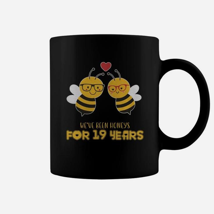 Funny T Shirts For 19 Years Wedding Anniversary Couple Gifts For Wedding Anniversary Coffee Mug