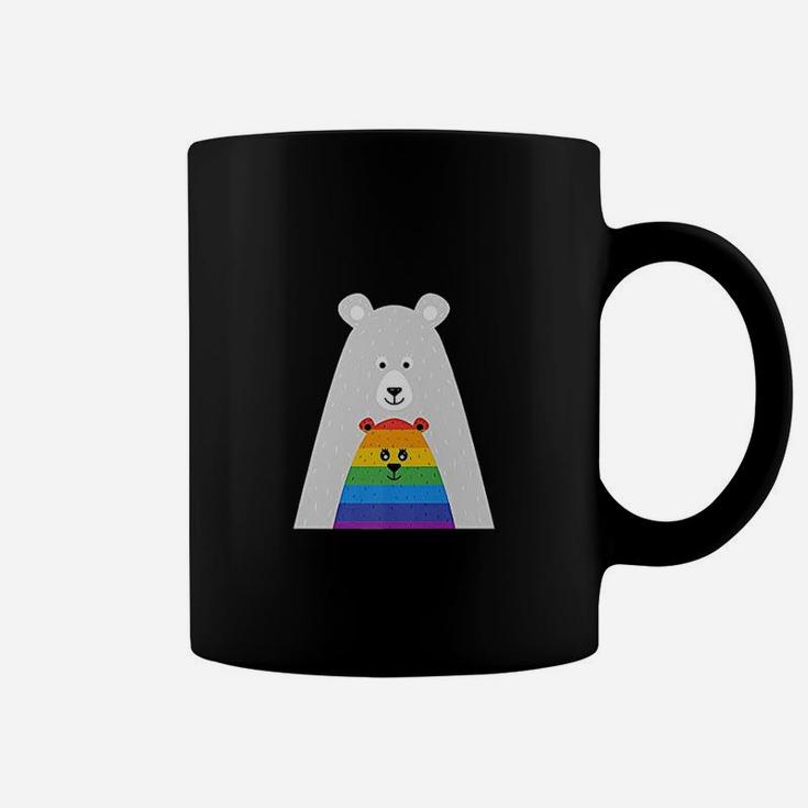 Gay Pride Mama And Baby Bear Coffee Mug