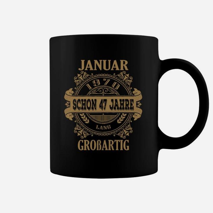 Geburtstags-Tassen Januar 47 Jahre Großartig, Geschenk für Männer