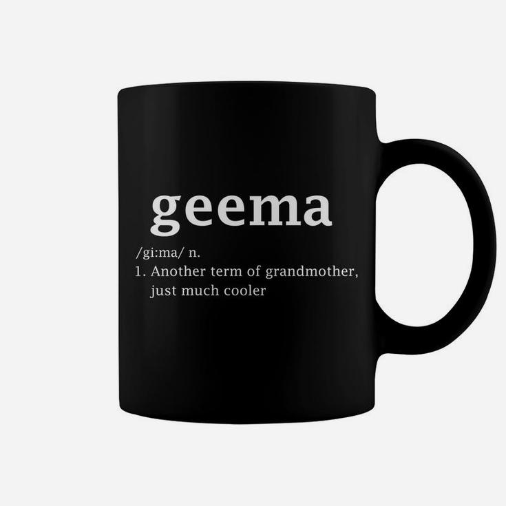 Geema Definition Funny Grandma Mother Day Women Gifts Coffee Mug